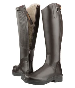 Bottes d'équitation d'hiver SYLKA Barn, marron foncé
