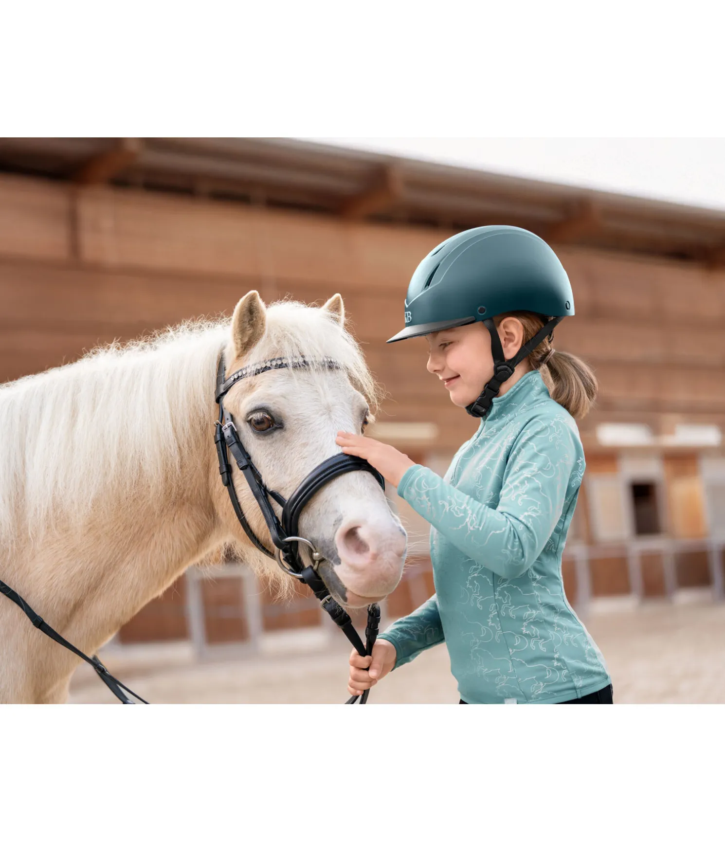 Casque d'équitation Support