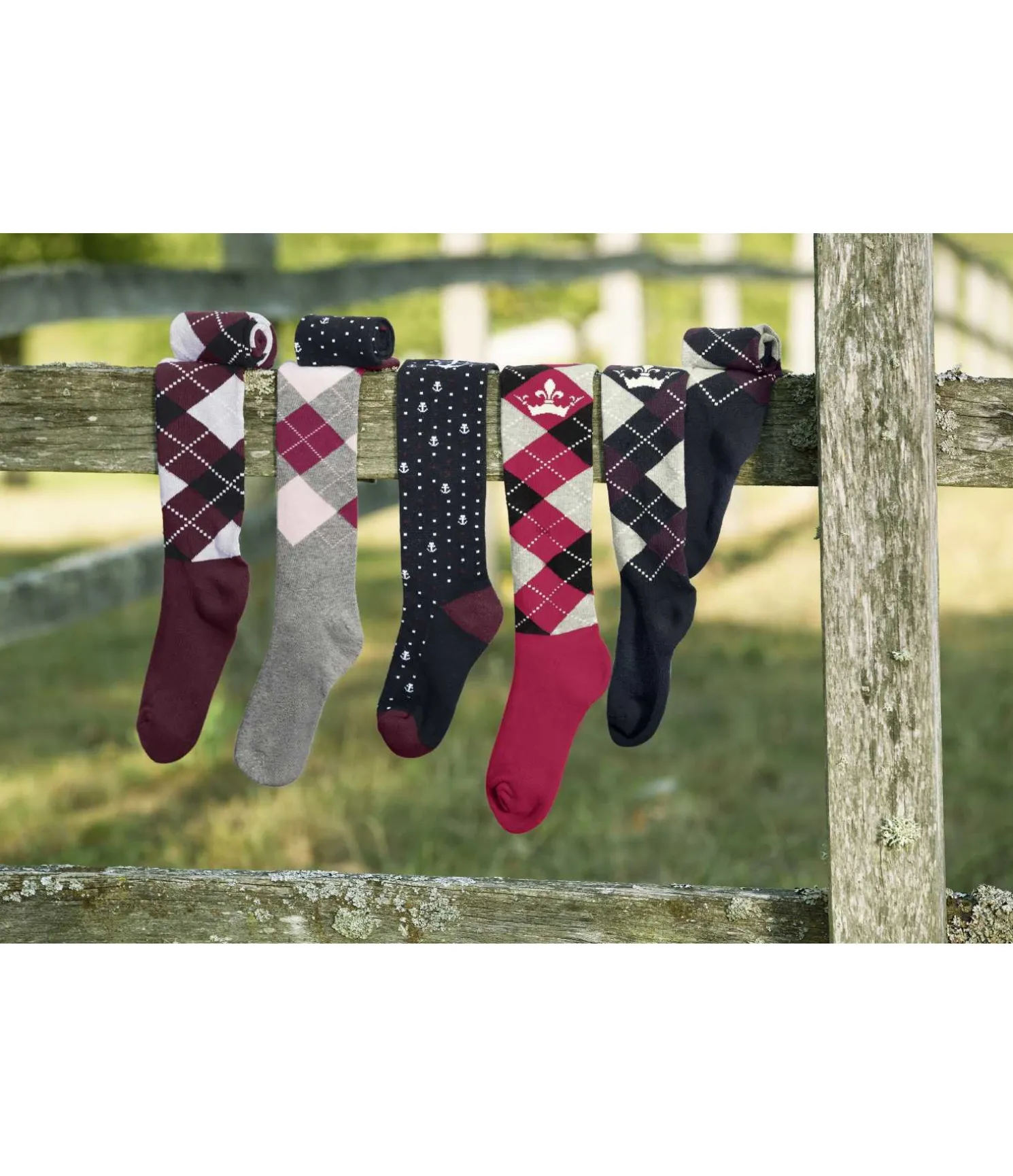 Chaussettes hautes Argyle