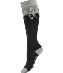 Chaussettes hautes à base de laine mérinos Malia