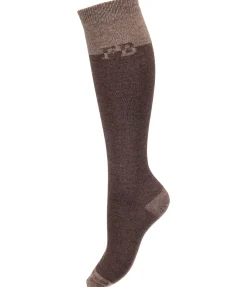 Chaussettes hautes à base de laine mérinos Holly