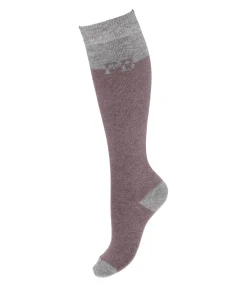 Chaussettes hautes à base de laine mérinos Holly