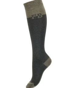 Chaussettes hautes à base de laine mérinos Holly