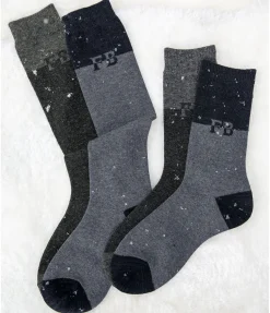 Chaussettes hautes à base de laine mérinos Holly