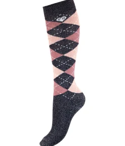 Chaussettes hautes pailletées enfant Caro