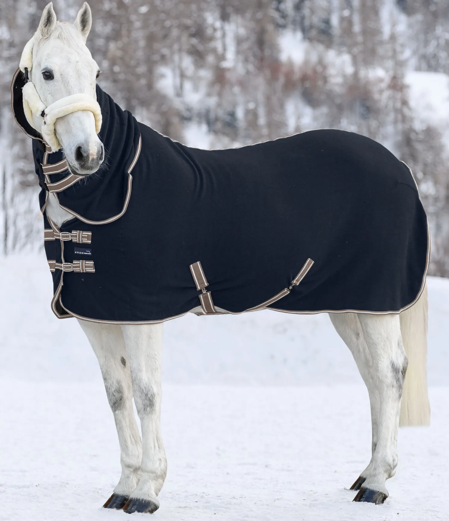 Chemise polaire avec couvre-cou enroulable Activity