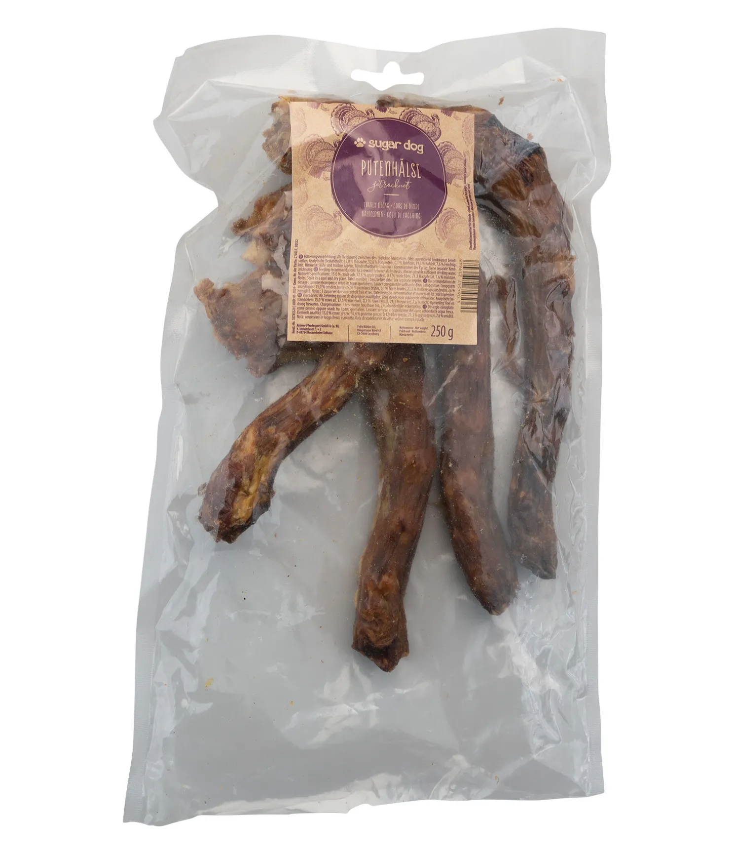 Cou de dinde pour chien . Produit en Autriche.