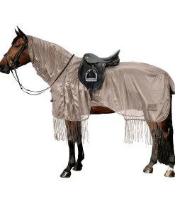 Couvre-reins avec franges Elea
