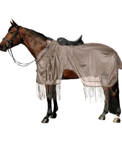 Couvre-reins avec franges Elea
