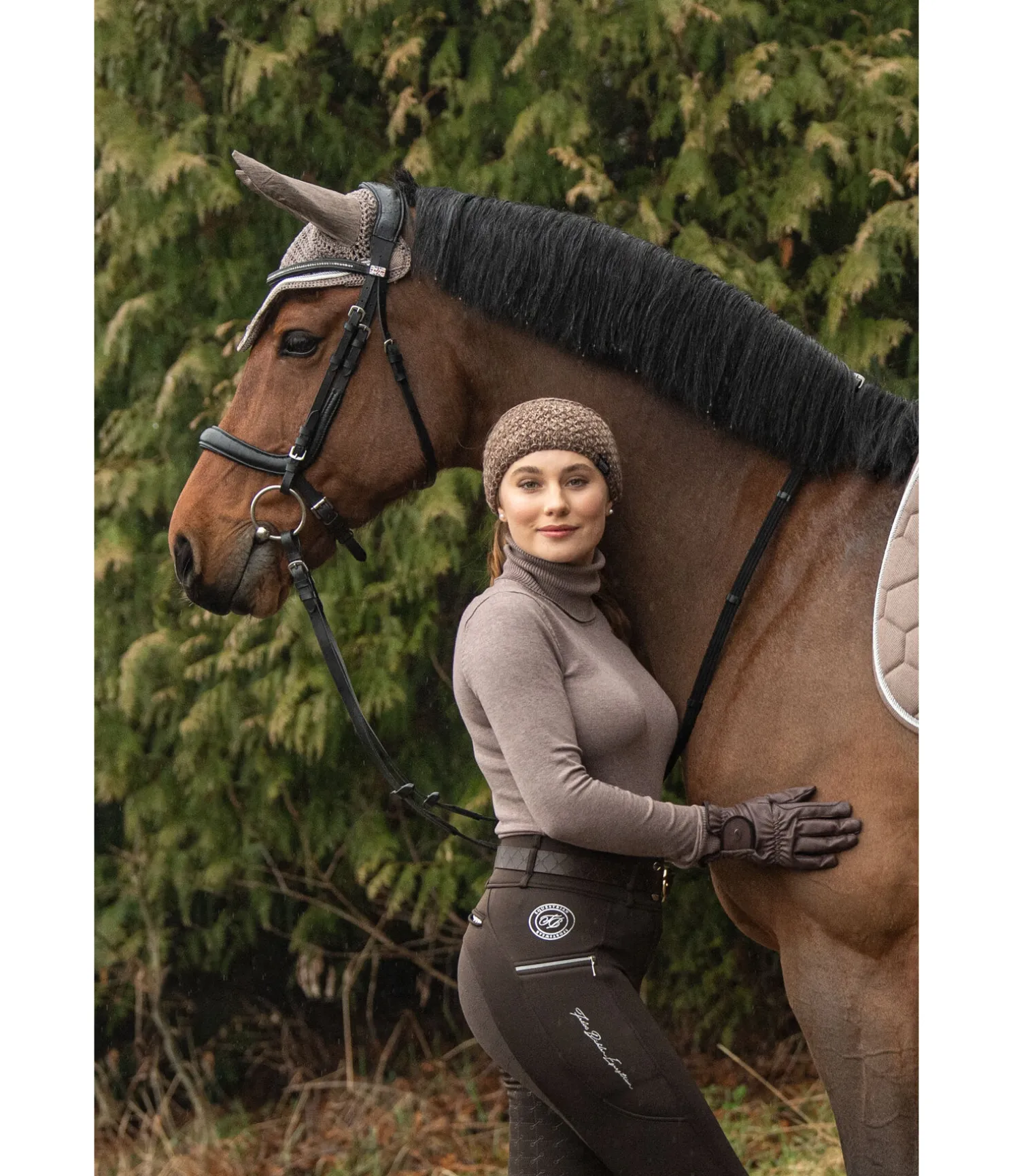 Gants d'équitation d'hiver Rio Grip