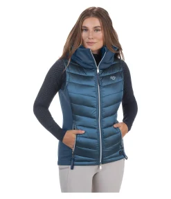 Gilet d'équitation bi-matière à capuche Zoey