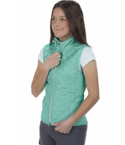 Gilet d'équitation bi-matière enfant Mika II