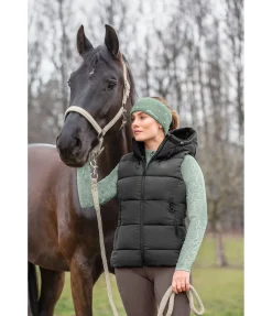 Gilet d'équitation matelassé à capuche Mira III