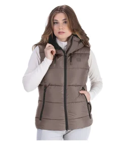 Gilet d'équitation matelassé à capuche Mira III