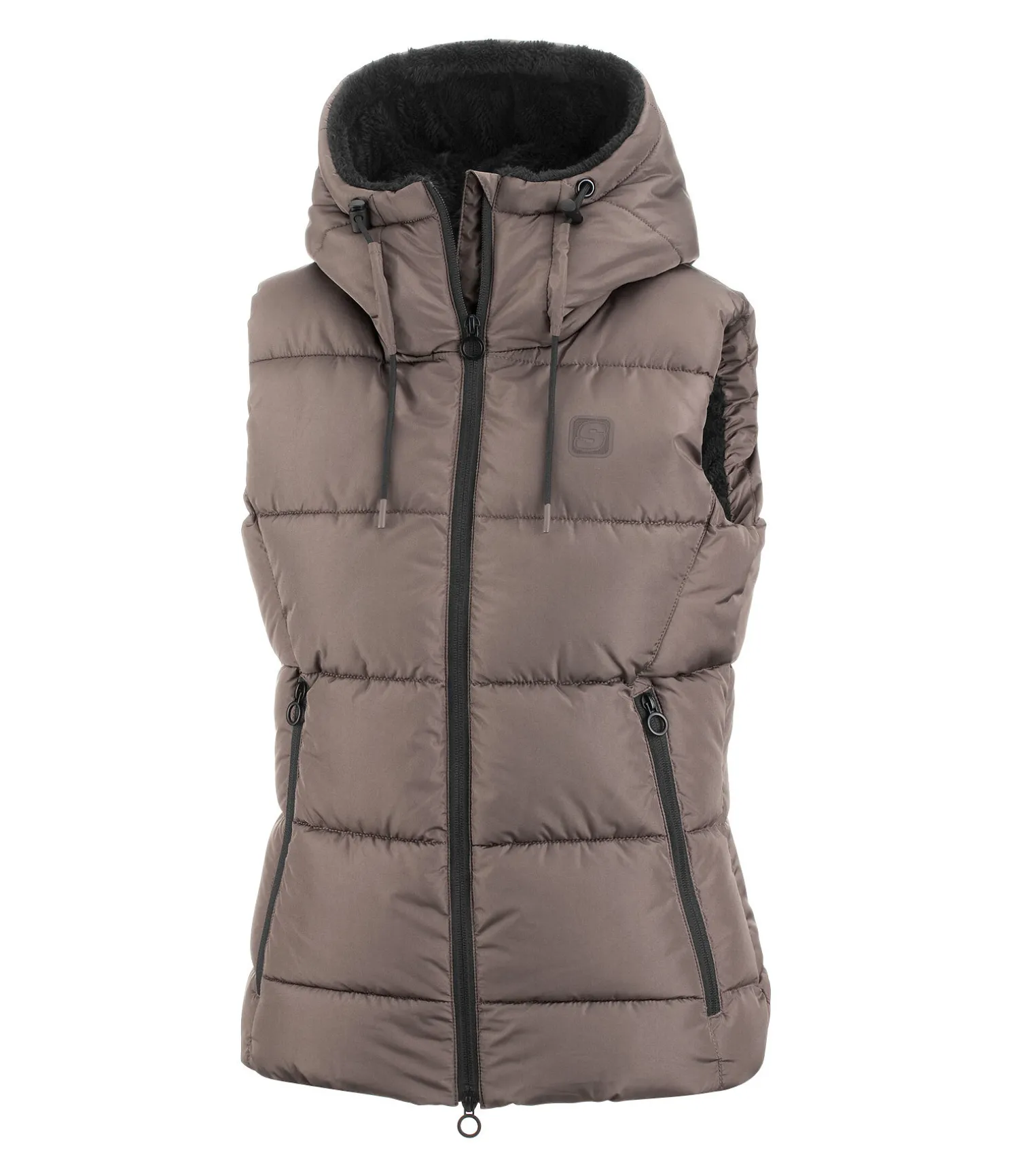 Gilet d'équitation matelassé à capuche Mira III