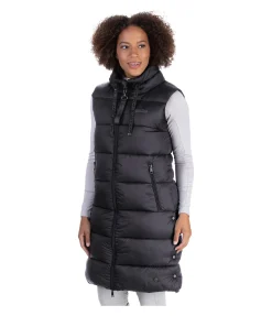 Gilet d'équitation matelassé long Amber