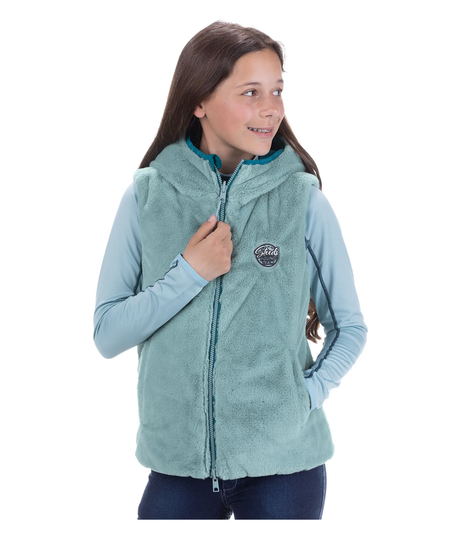 Gilet d'équitation réversible enfant Solina
