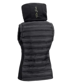 Gilet d'équitation softshell bi-matière à capuche Jessy