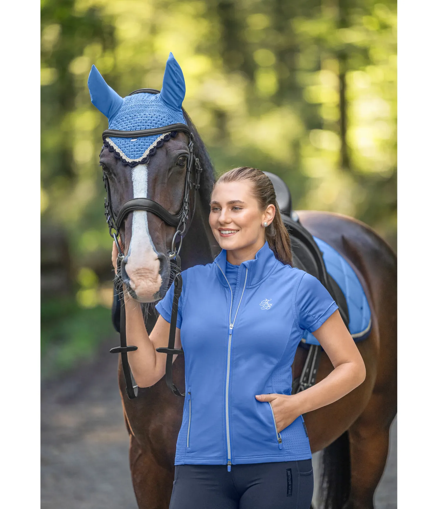 Gilet d'équitation stretch Performance Marit