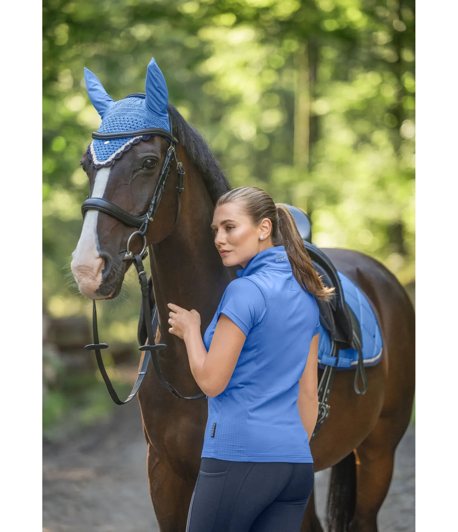 Gilet d'équitation stretch Performance Marit