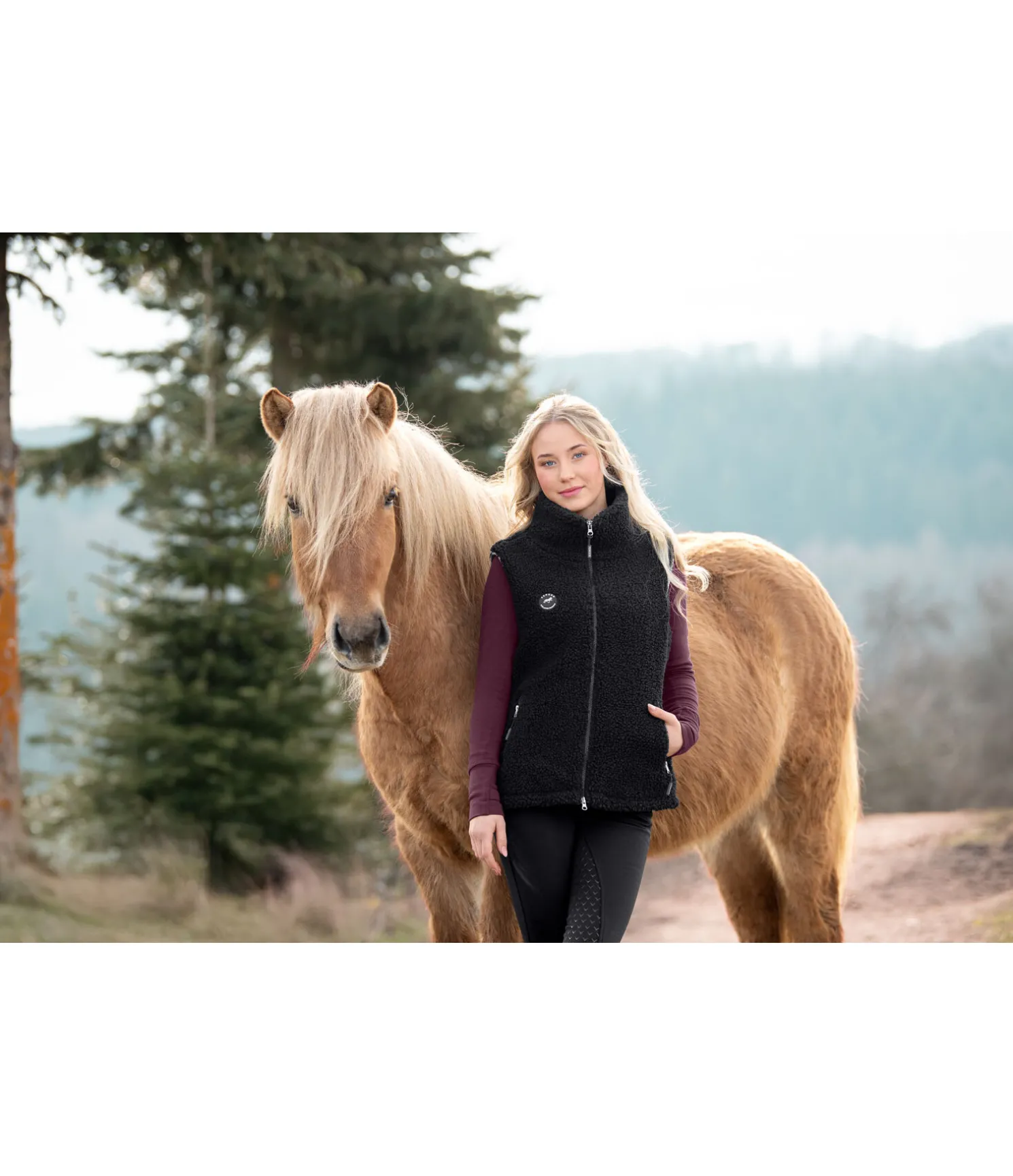 Gilet en polaire sherpa Feldur
