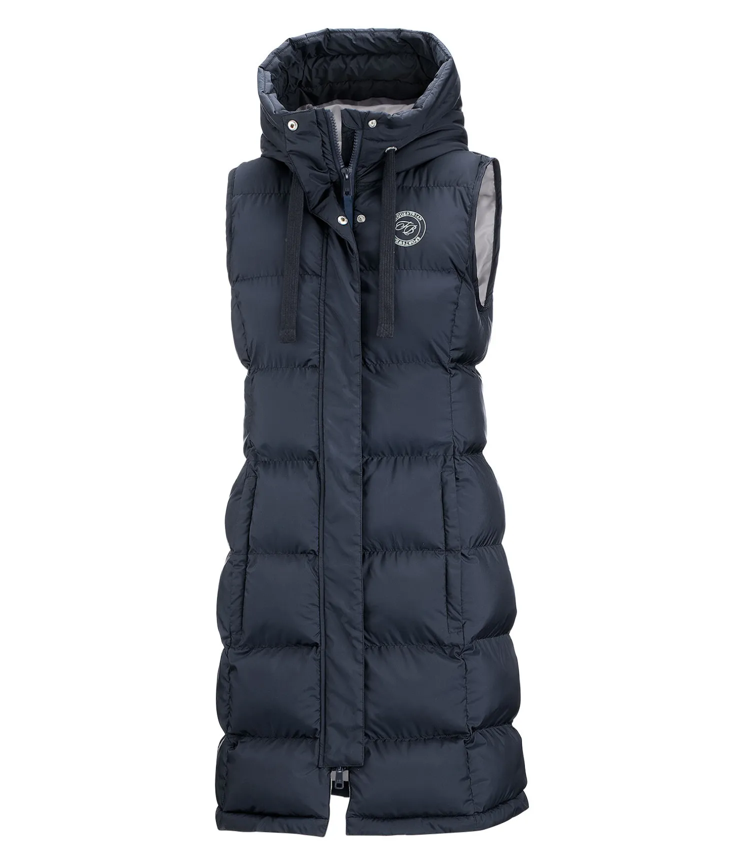Gilet long à capuche Clara