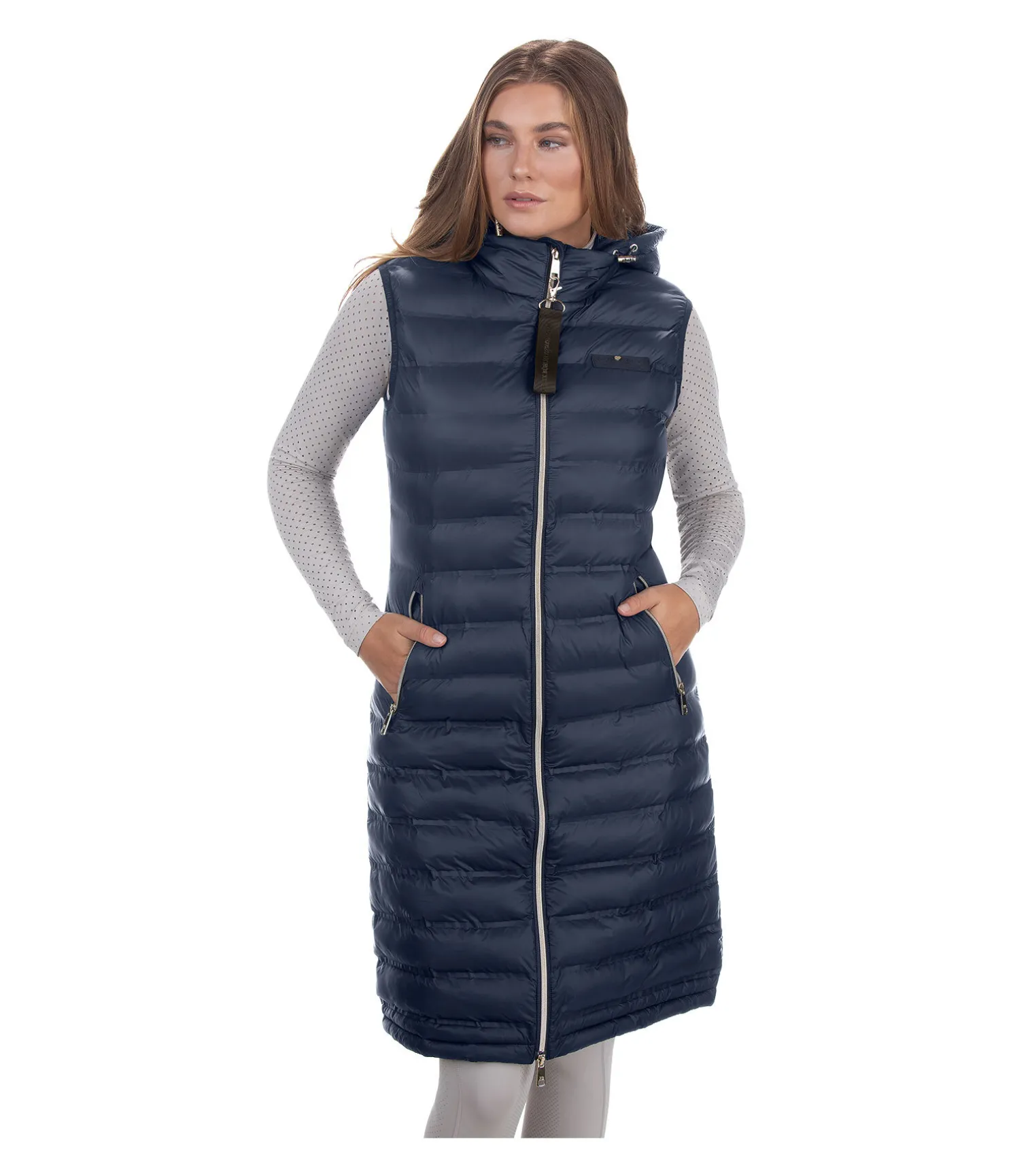 Gilet long Fleur