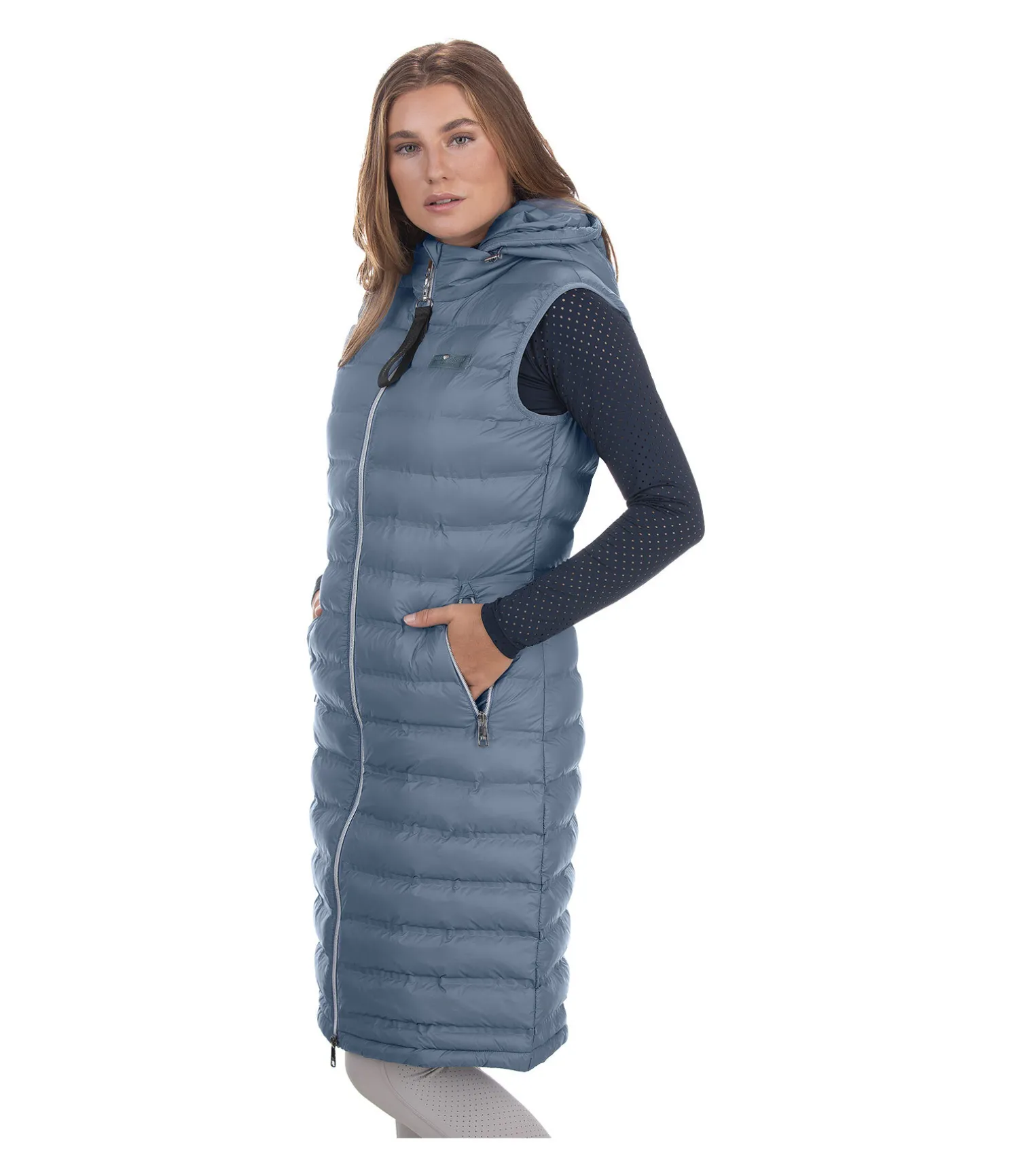Gilet long Fleur