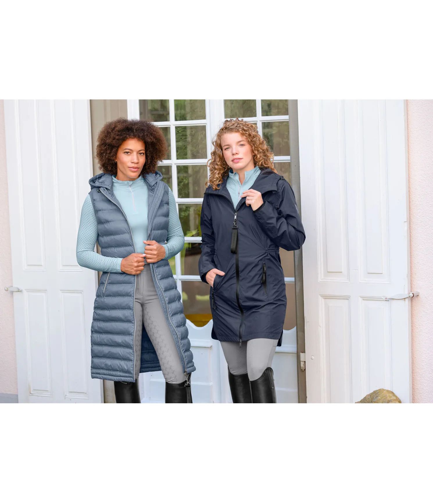 Gilet long Fleur