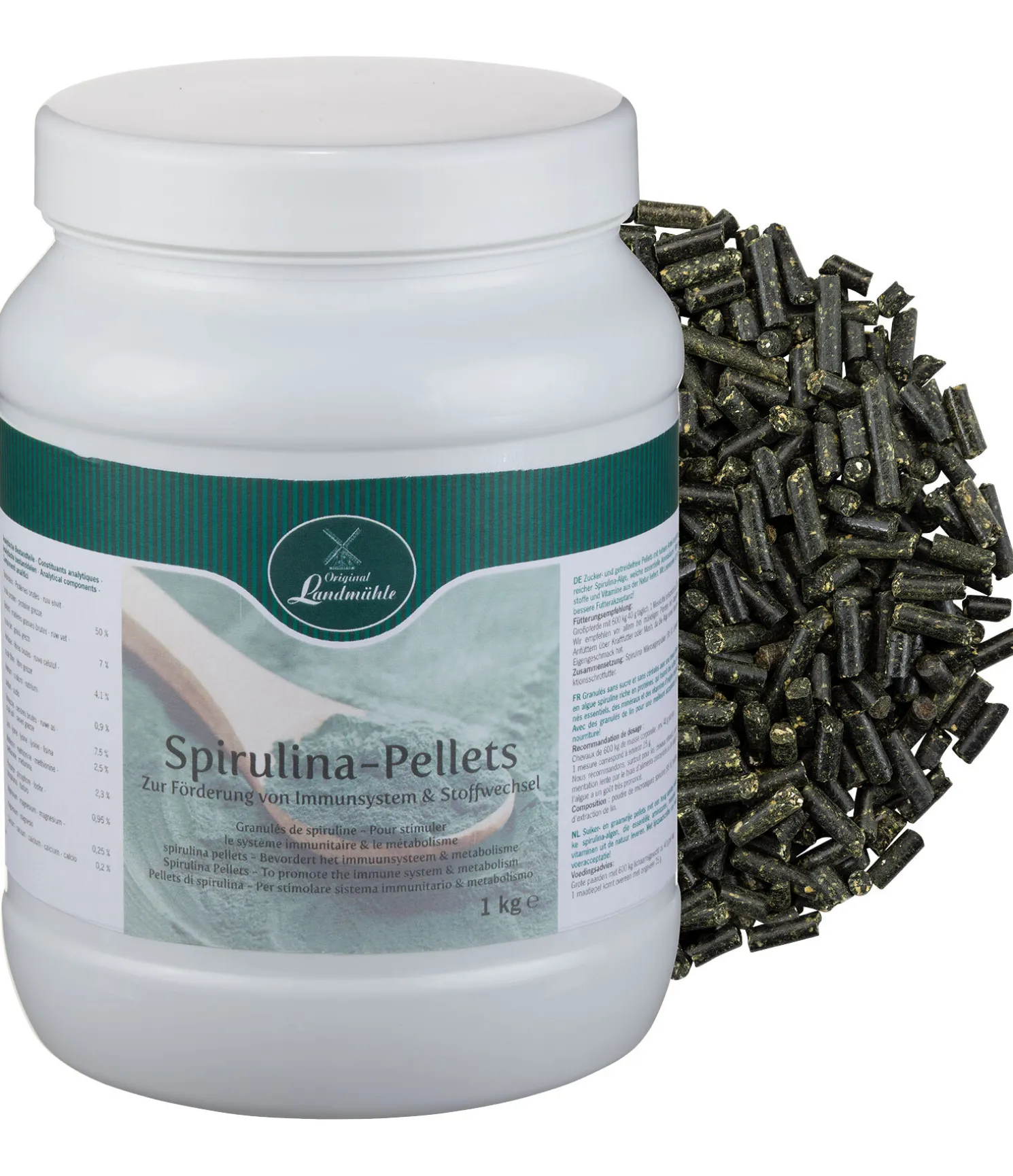 Granulés de spiruline