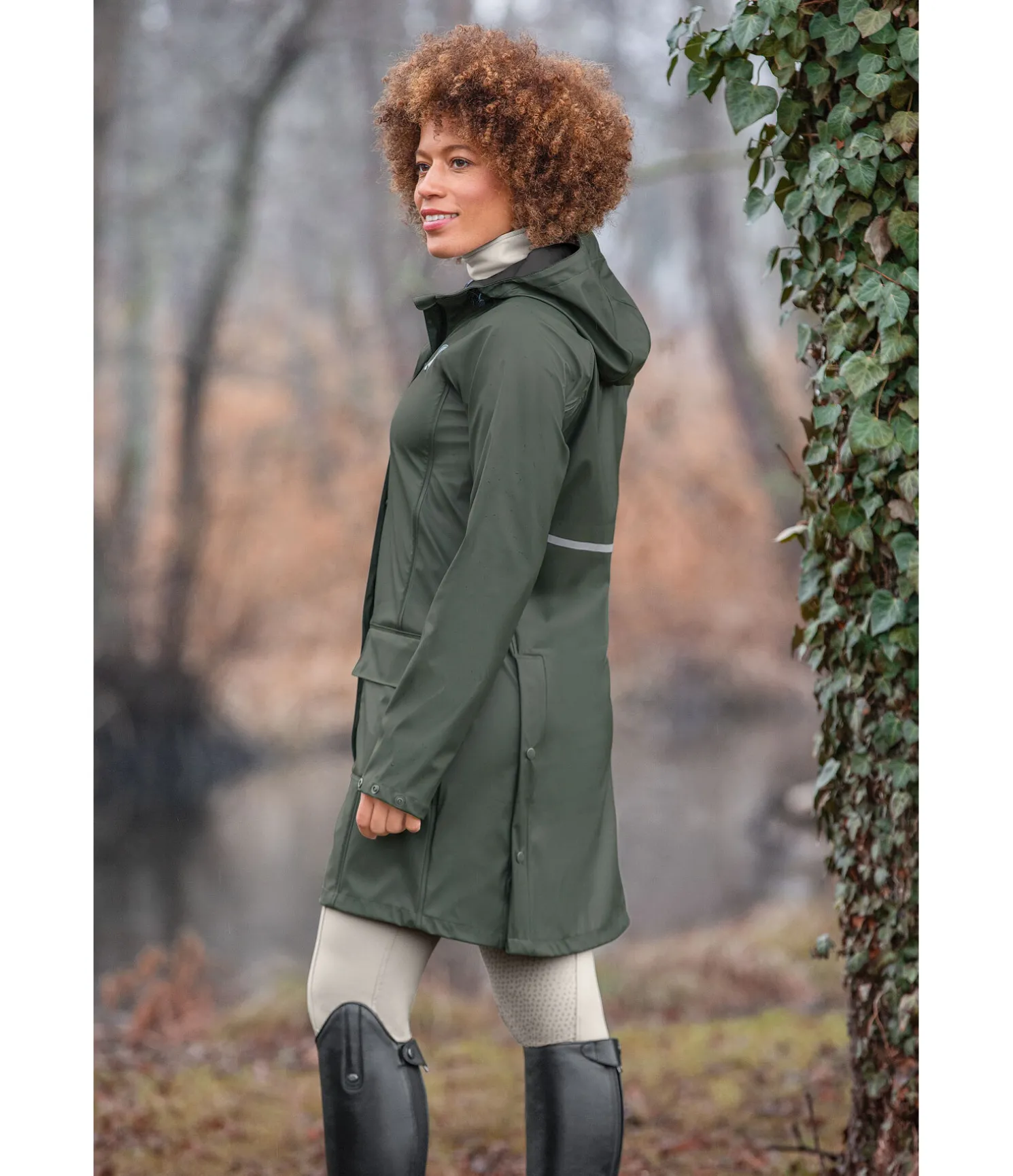 Imperméable à capuche Amy