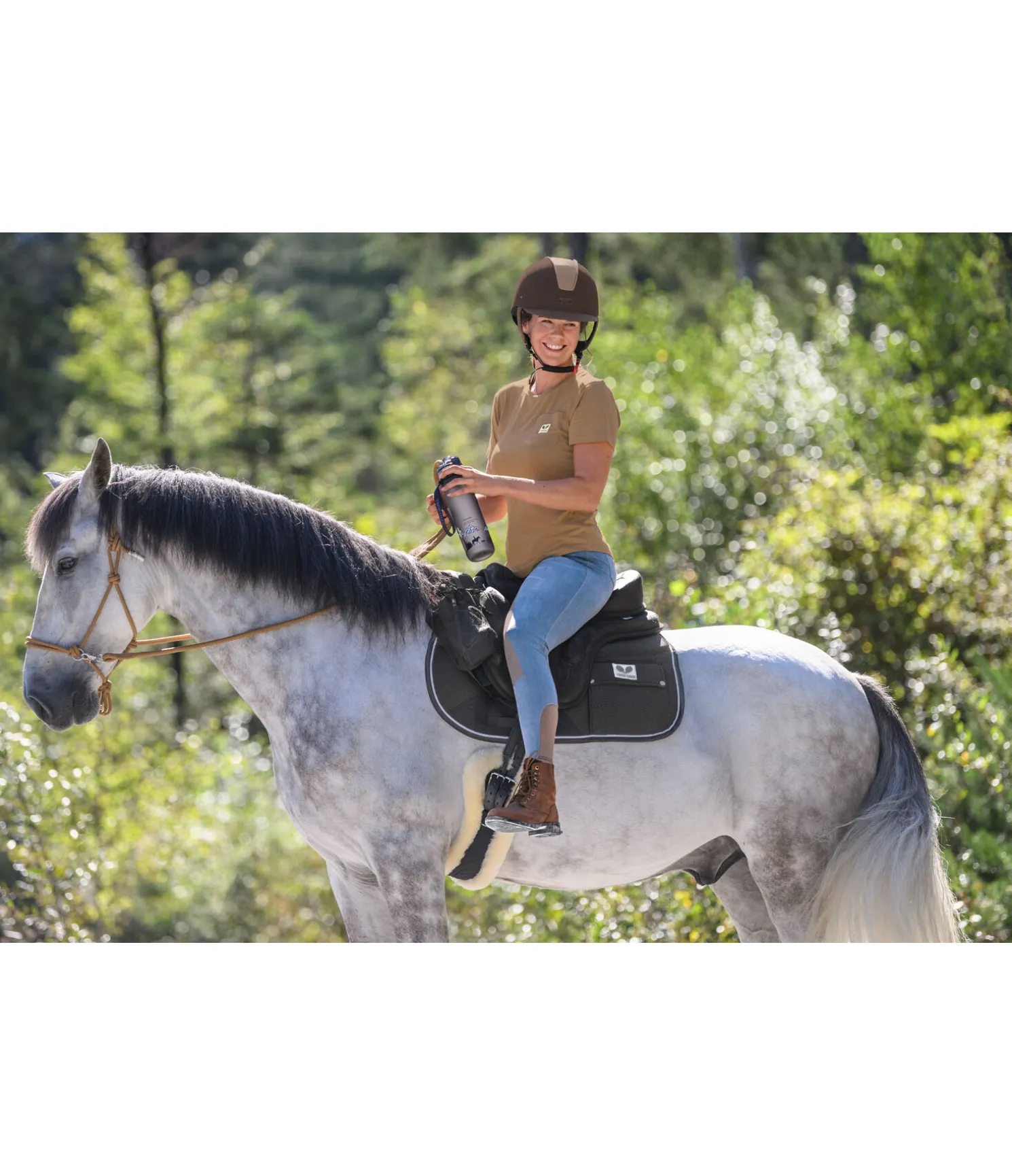 Jeans de randonnée avec fond intégral en matière synthétique Aspen