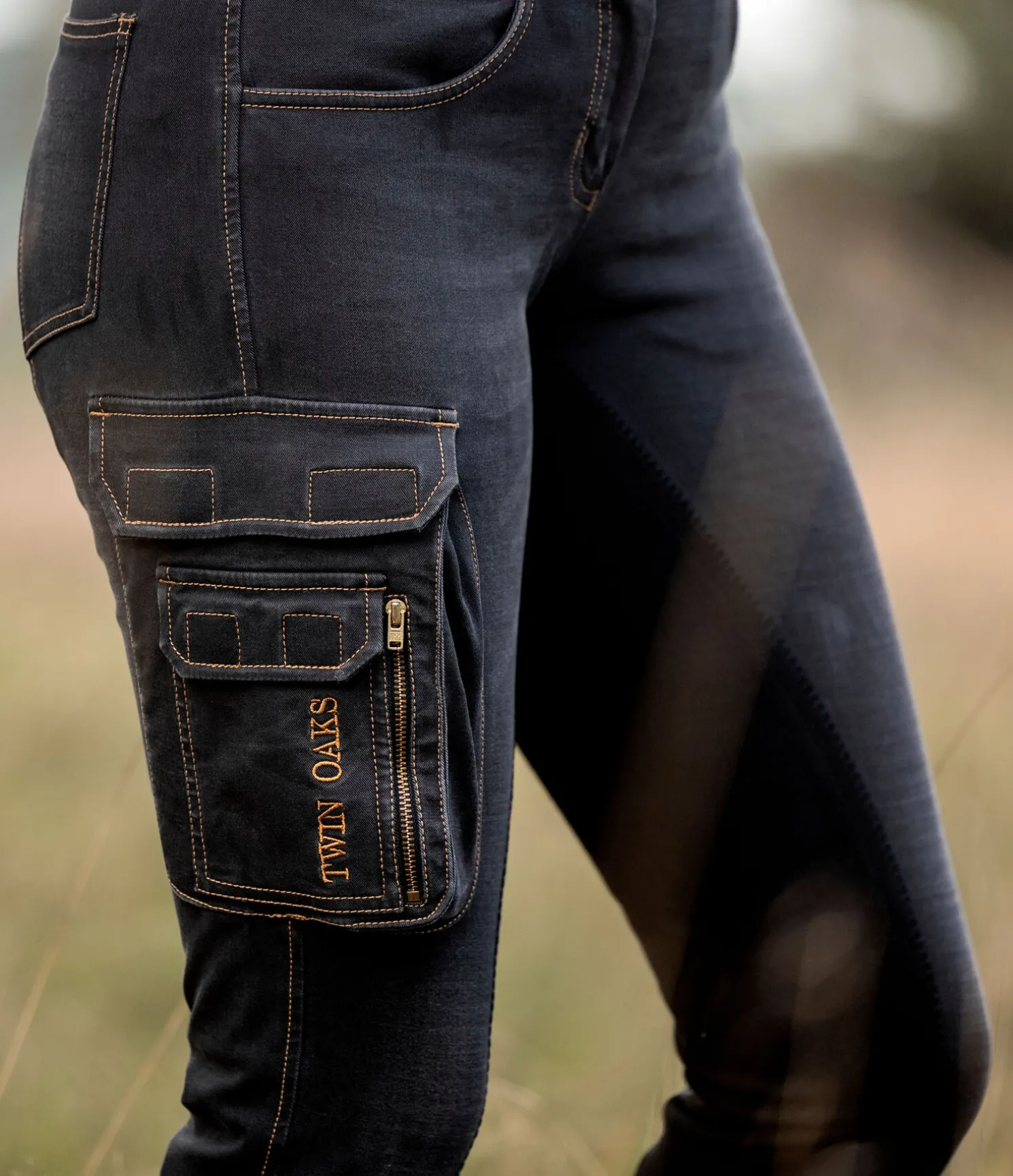 Jeans de randonnée avec fond intégral en matière synthétique Aspen