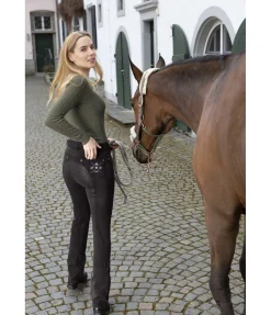 Jeans d'équitation jodhpur à fond intégral grip Lysann