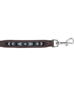 Laisse en cuir avec perles Austin