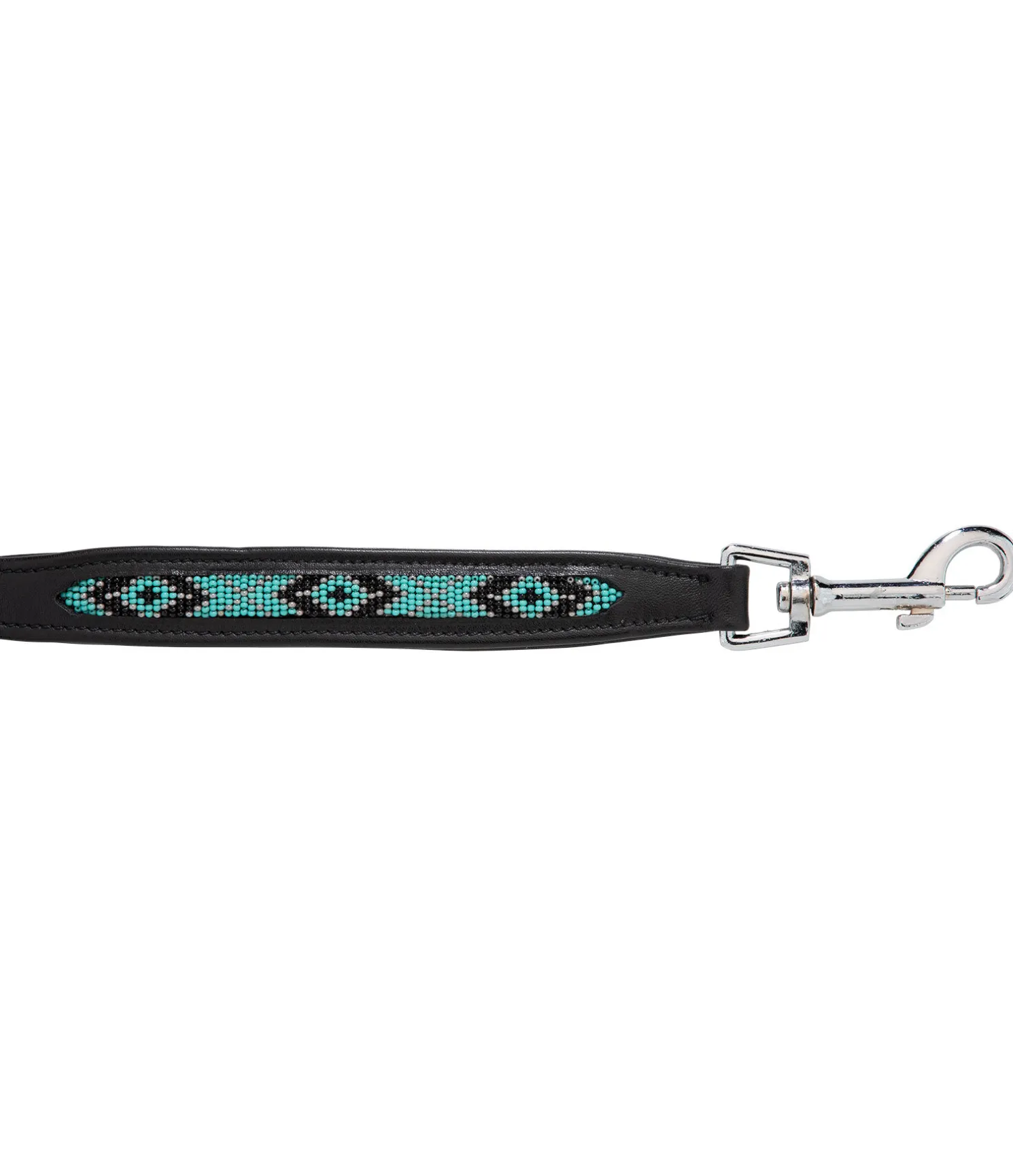 Laisse en cuir avec perles Austin