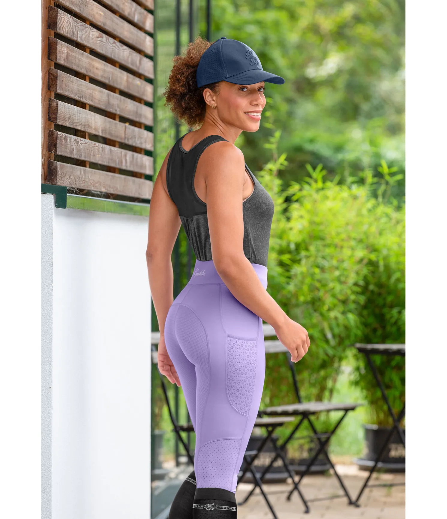 Legging d'équitation d'été à fond intégral grip Amanda