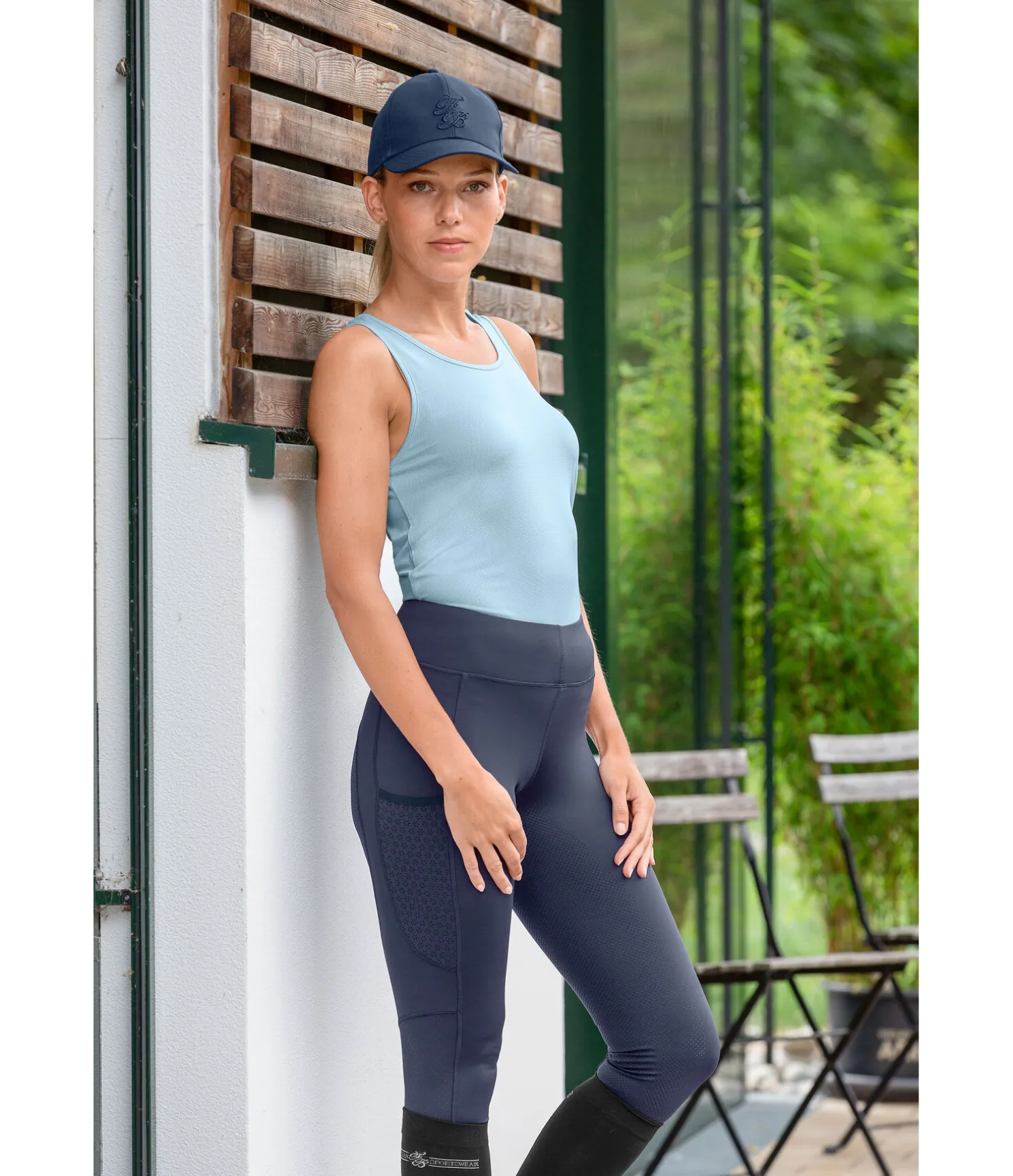Legging d'équitation d'été à fond intégral grip Amanda