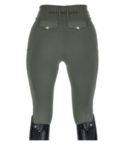 Legging d'équitation d'été à fond intégral grip Marina-Mesh