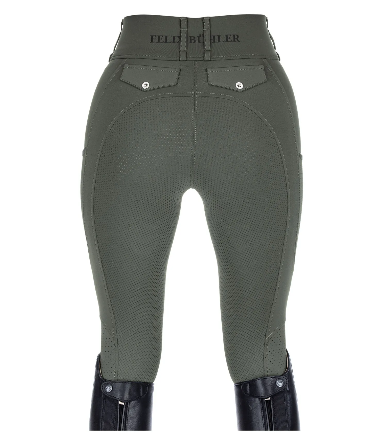 Legging d'équitation d'été à fond intégral grip Marina-Mesh