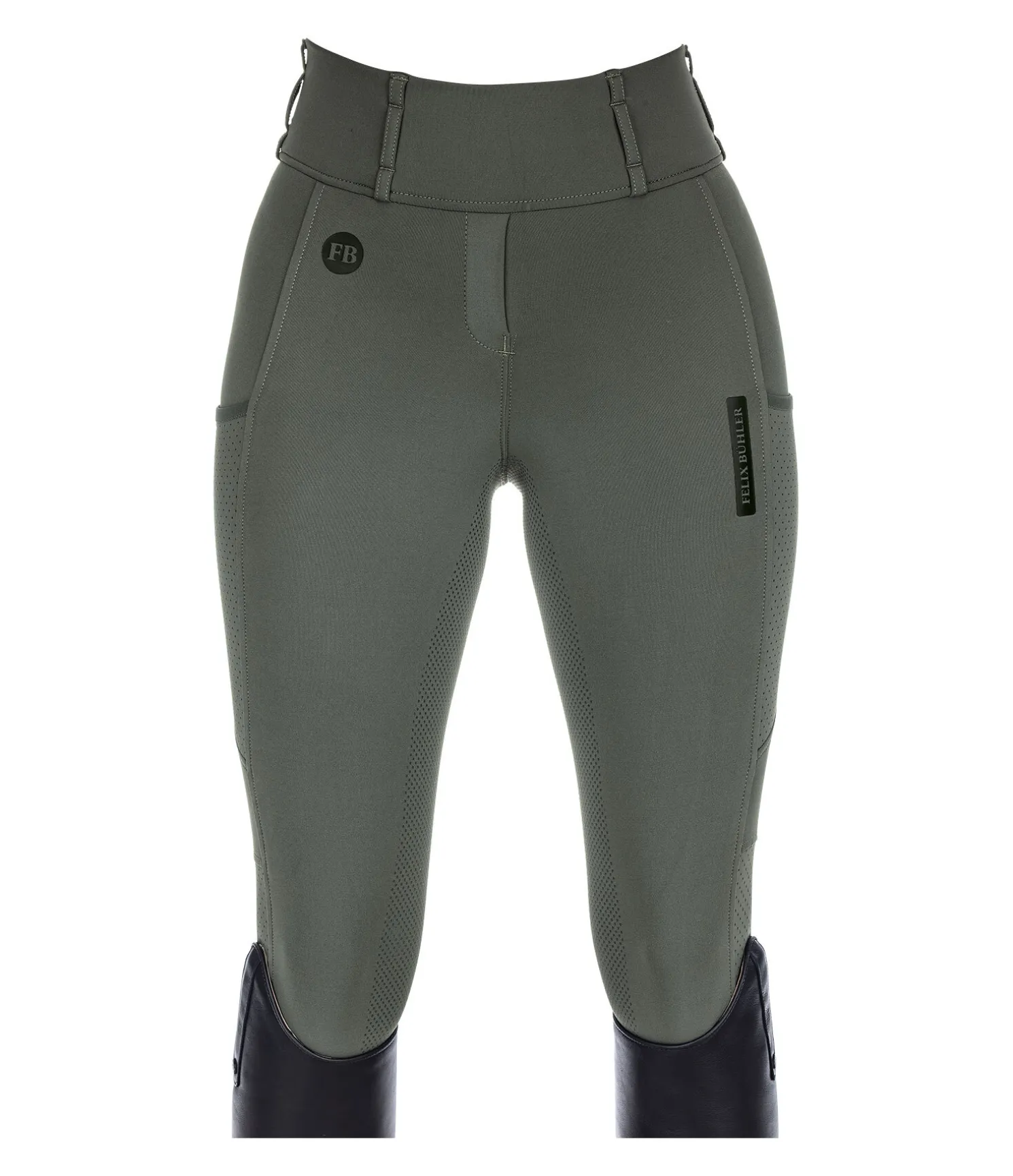 Legging d'équitation d'été à fond intégral grip Marina-Mesh