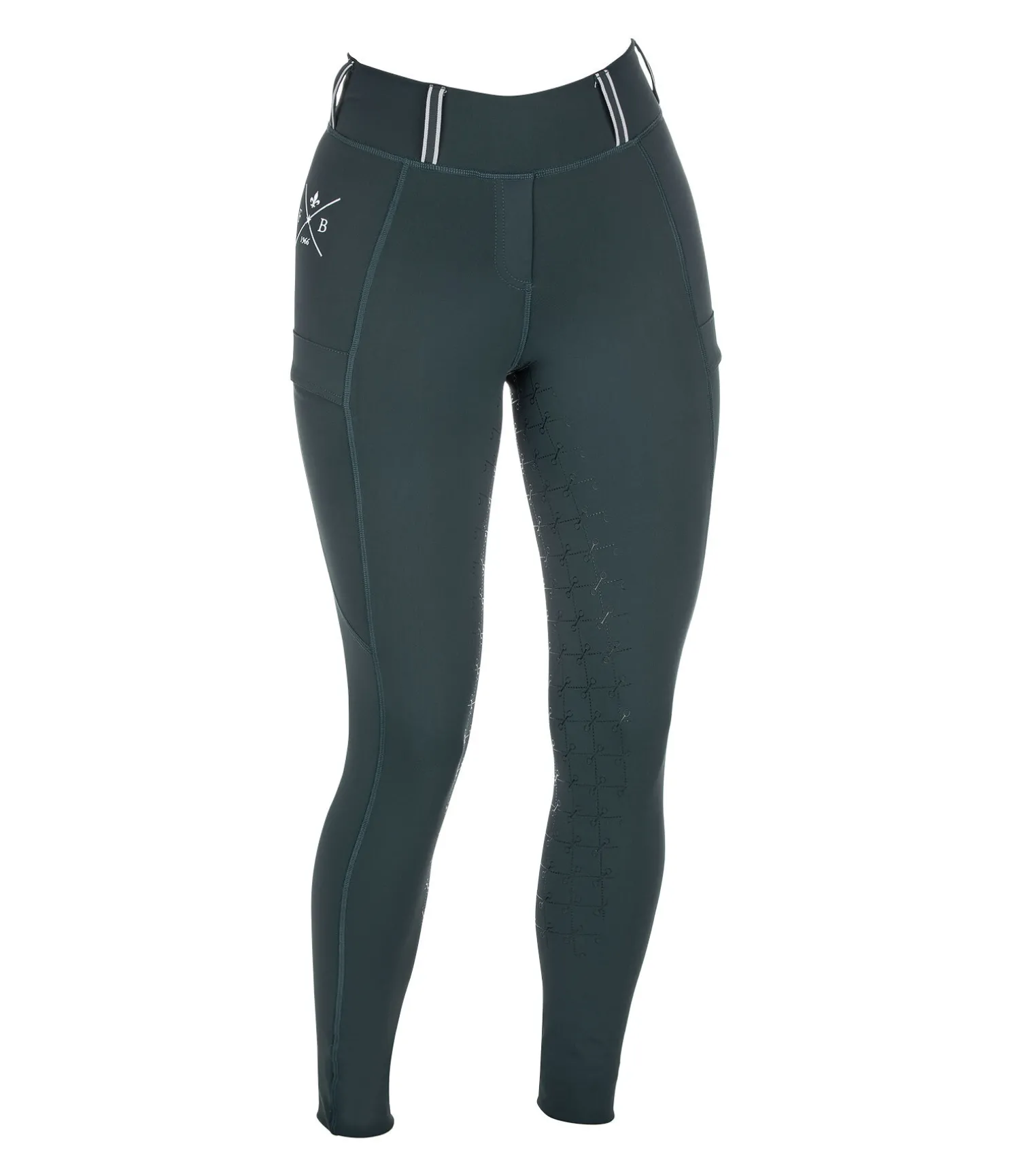 Legging d'équitation à fond intégral grip Malena