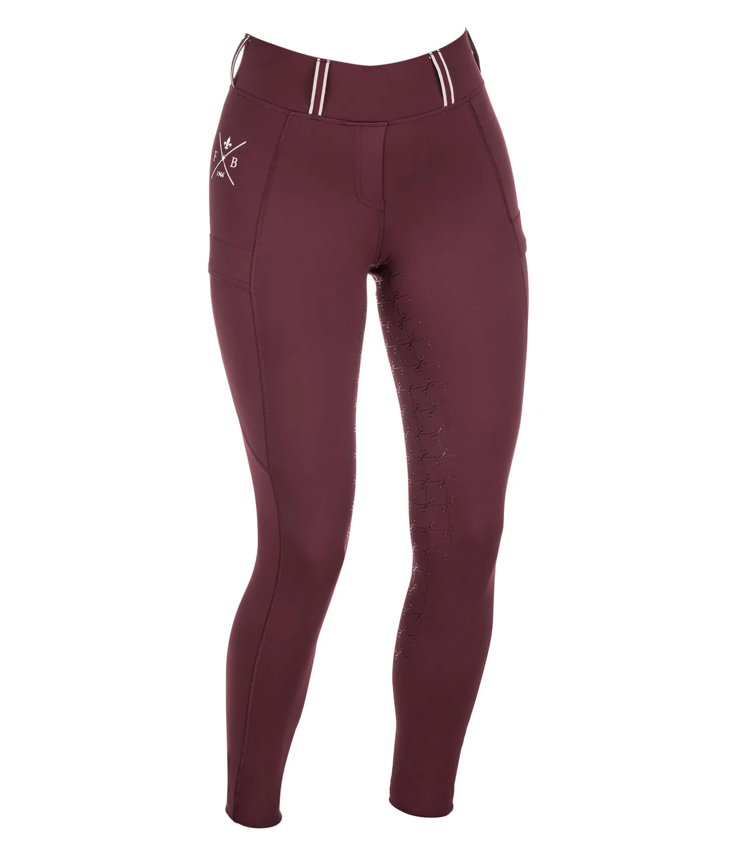 Legging d'équitation à fond intégral grip Malena