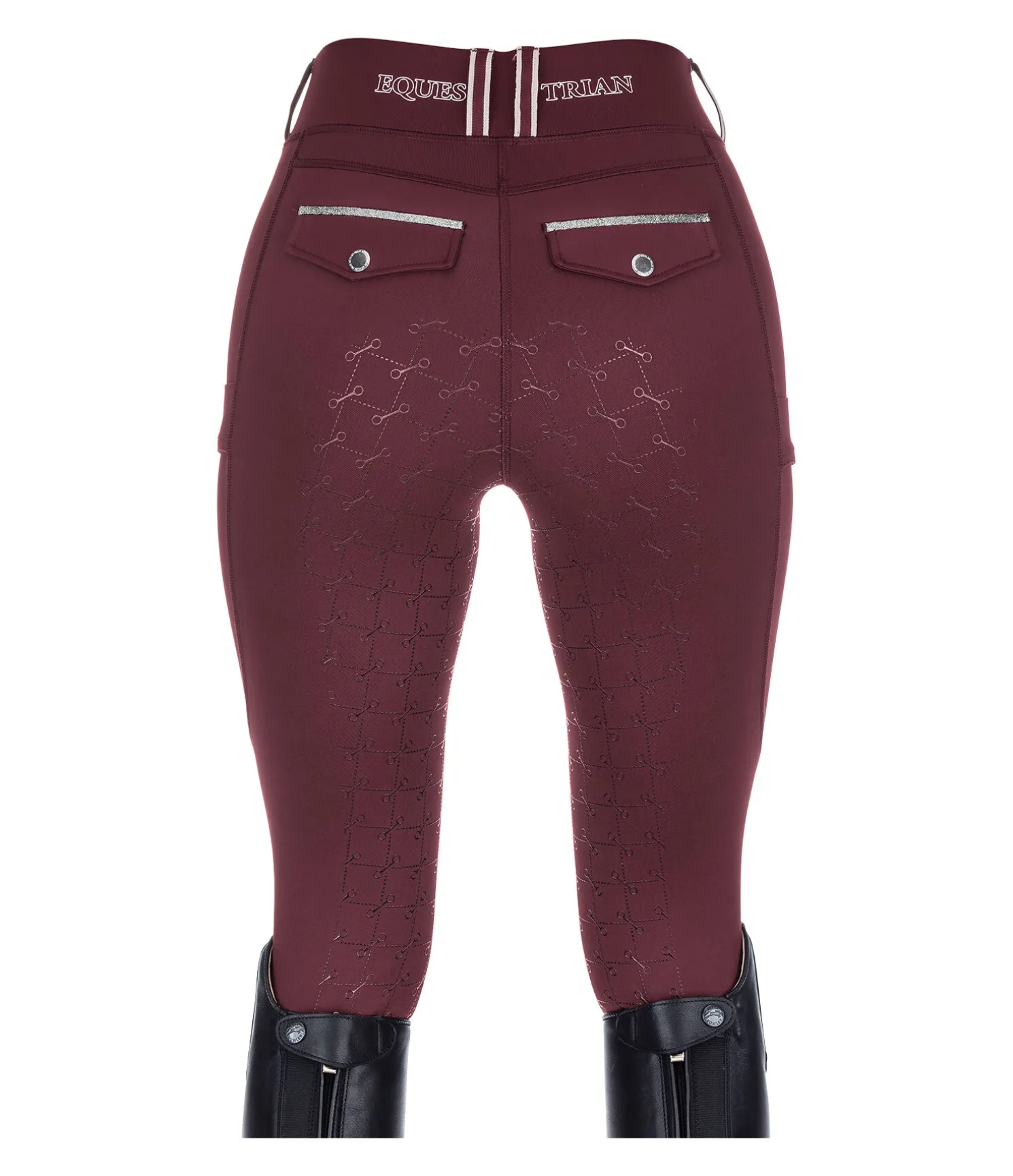 Legging d'équitation à fond intégral grip Malena
