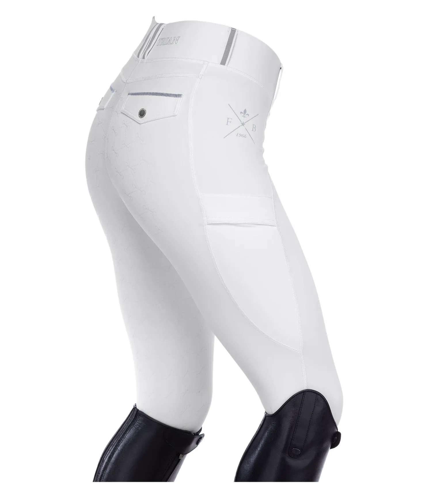 Legging d'équitation à fond intégral grip Malena