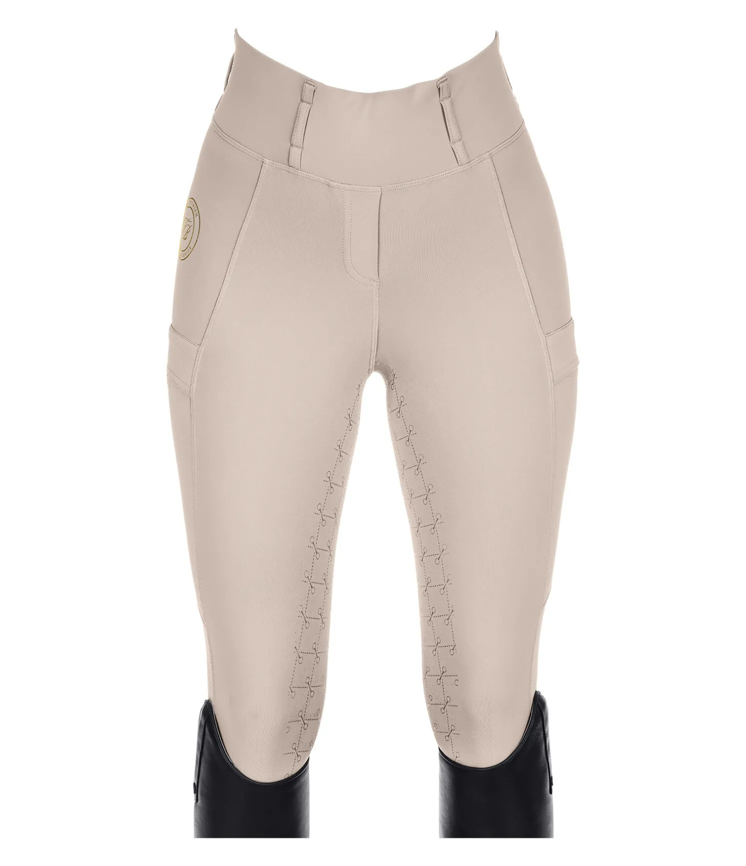 Legging d'équitation à fond intégral grip Feline