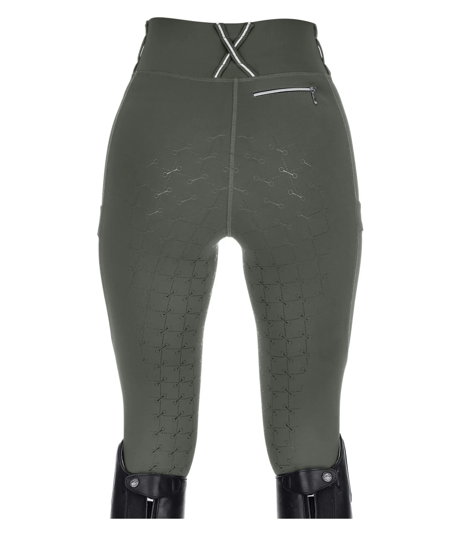 Legging d'équitation à fond intégral grip Feline