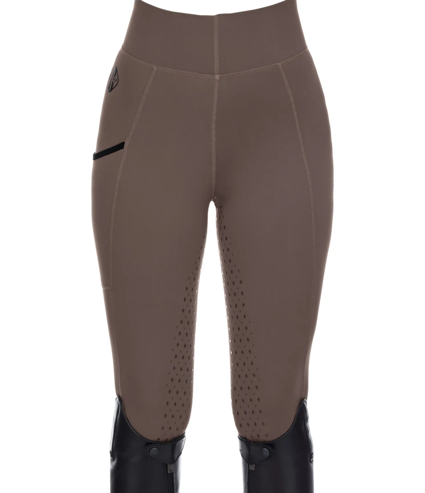 Legging d'équitation à fond intégral Grip Anneke