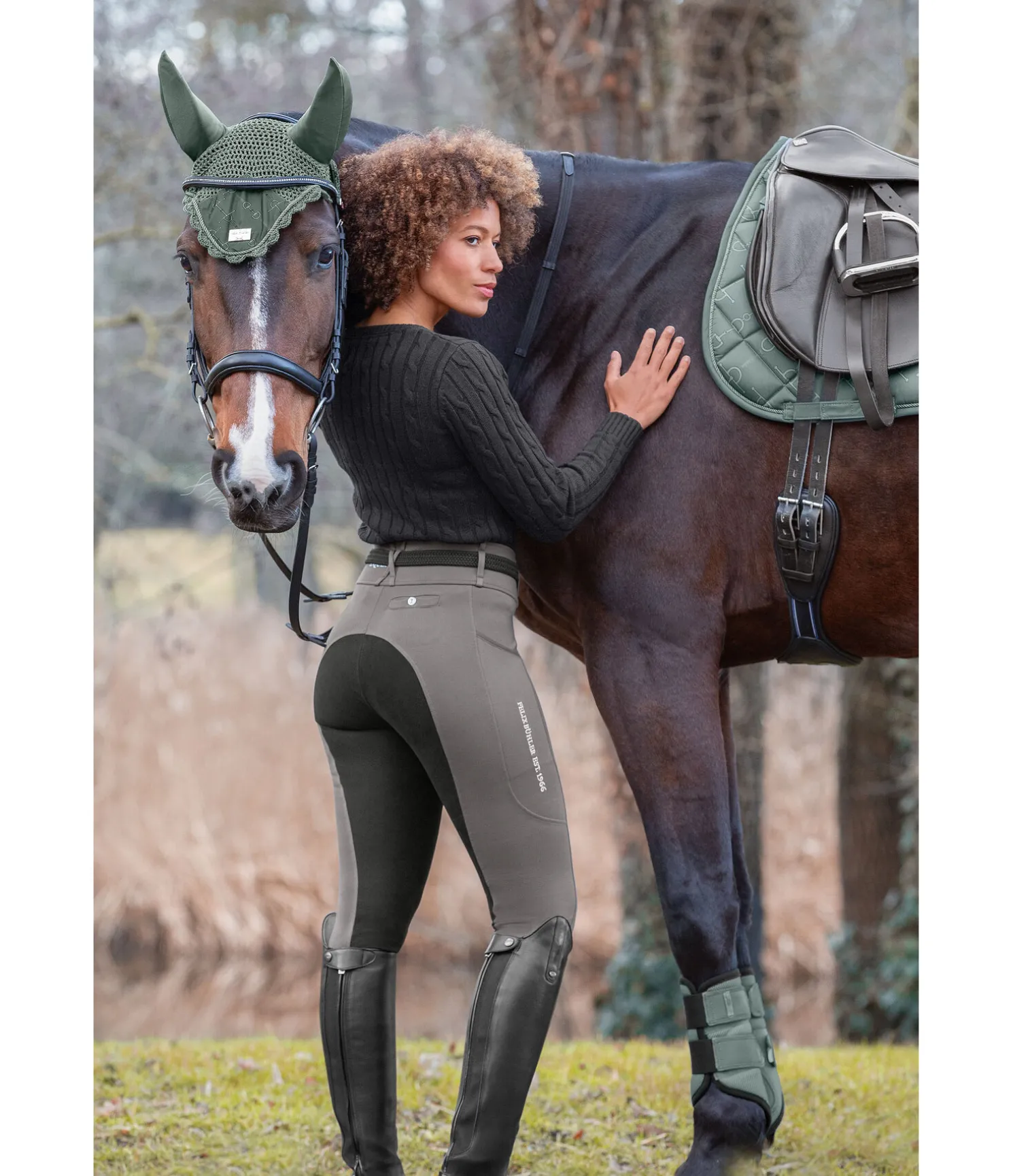 Legging d'équitation à fond intégral Nathalie CTS