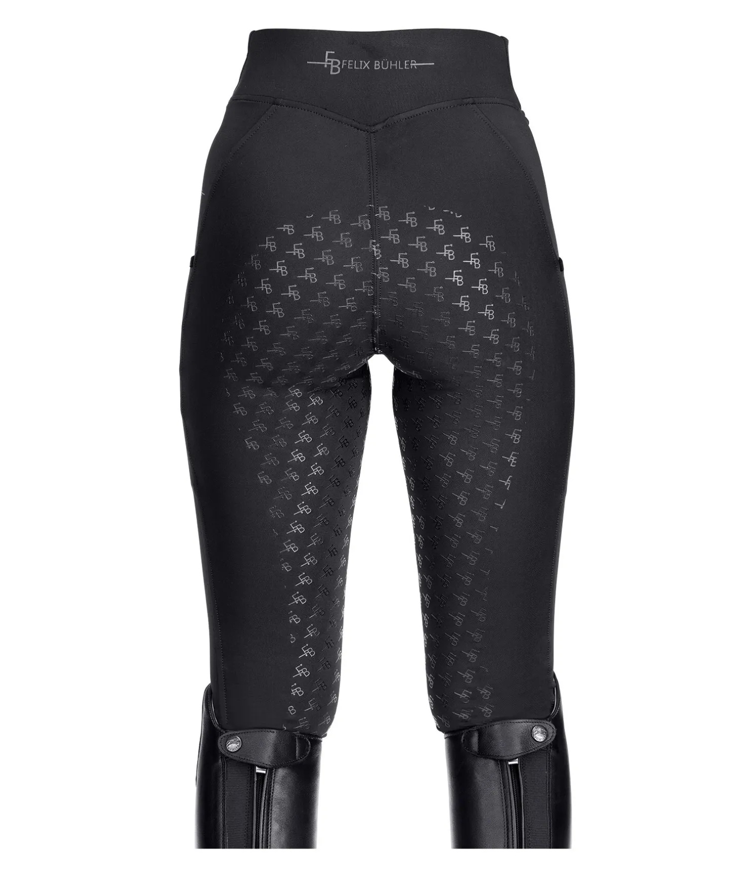 Legging d'équitation à fond intégral grip enfant Laser Cut